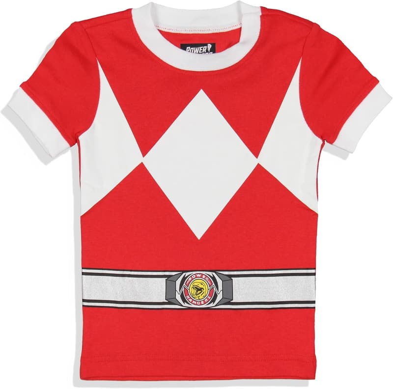Power Rangers Kids Pajama Set - Tight Fit Sleep Shorts
