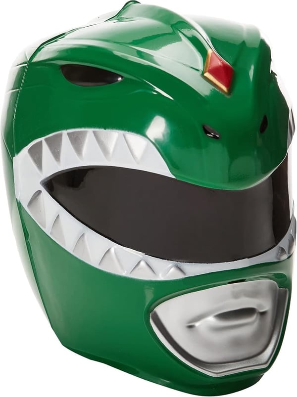 Green Ranger Adult Helmet for Costumes and Cosplay
