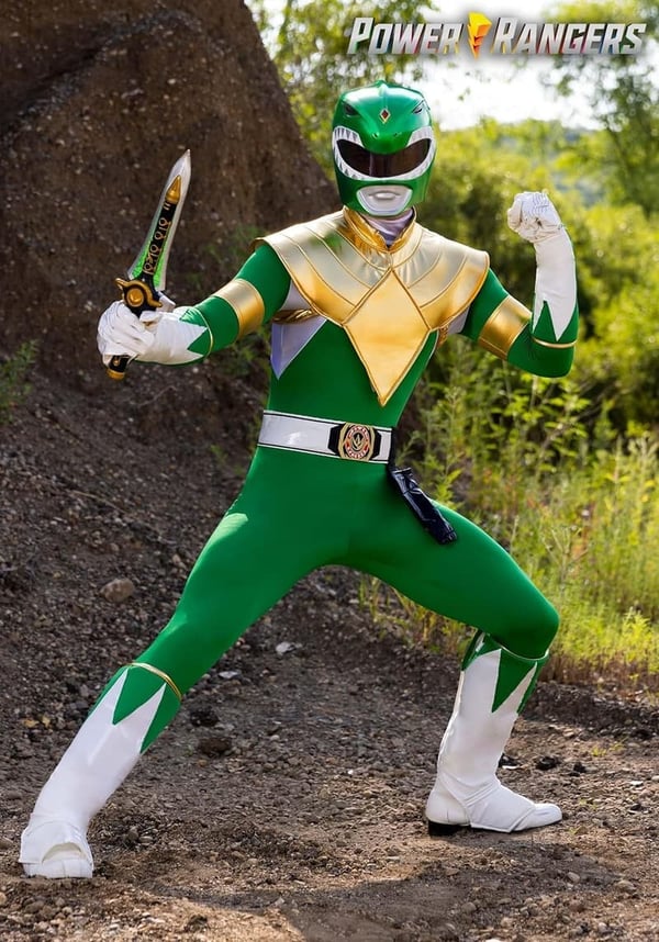 Authentic Green Power Ranger Costume - Classic Tommy Oliver