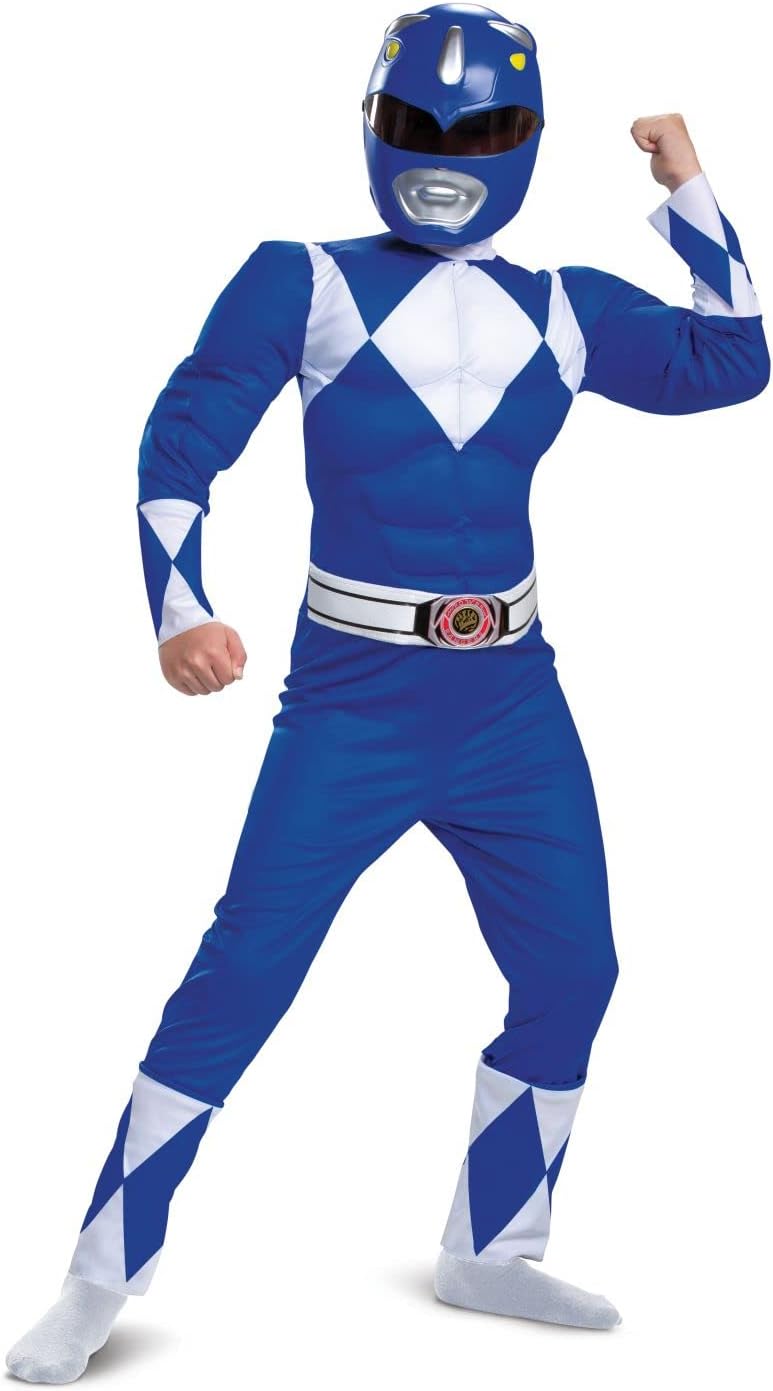 Boys Blue Ranger Costume for Dress-Up Play