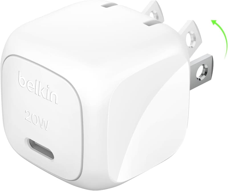 Belkin 20W USB-C Fast Charging Block - Compatible with iPhone & More