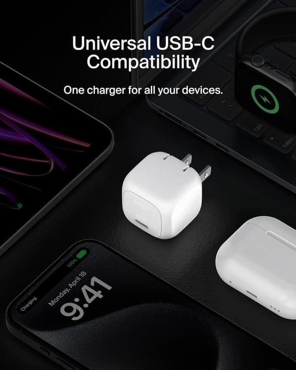 Belkin 20W USB-C Fast Charging Block - Compatible with iPhone & More