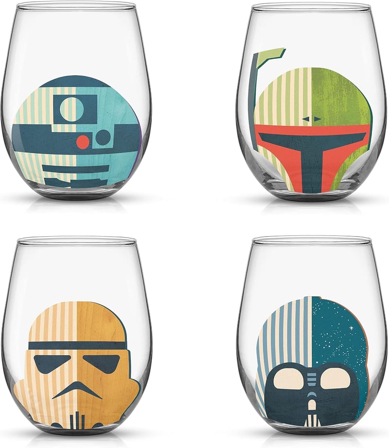 Star Wars Helmet Hues Stemless Tumblers Set of 4, 19oz