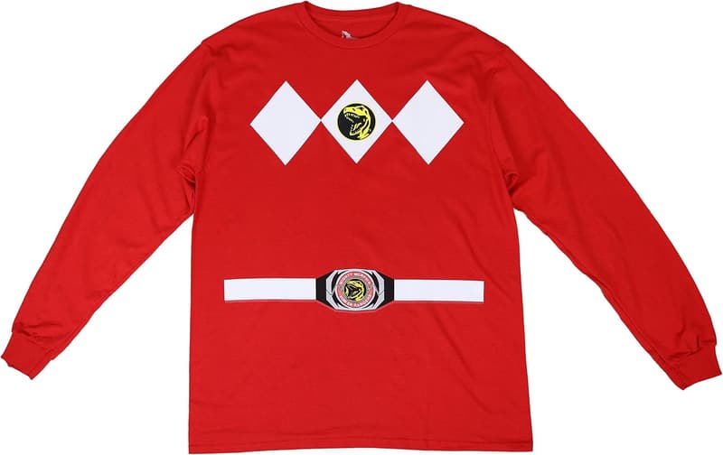 Power Rangers Adult Unisex Cosplay Long Sleeve T-Shirt