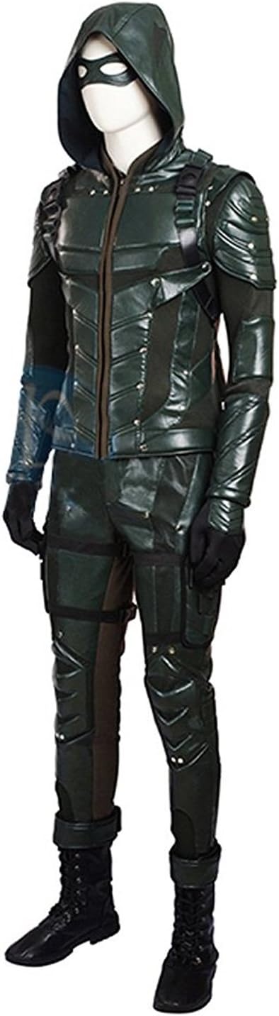 Men's Archer Green Costume with Accessories for Halloween
