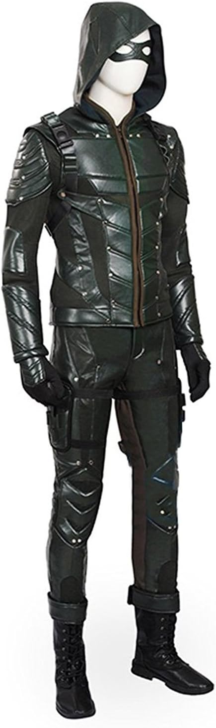 Men's Archer Green Costume with Accessories for Halloween