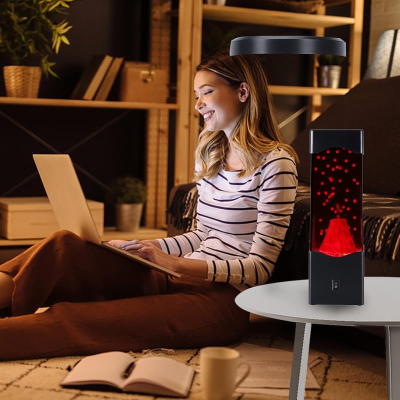 USB Powered Volcano Night Light for Kids & Adults