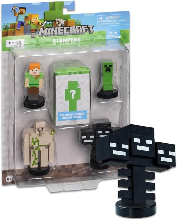 Minecraft Deluxe Self-Inking Stampers - 5 Pack Collector Set