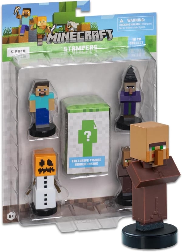 Minecraft Self-Inking Stampers - Deluxe 5 Pack (Steve Collection)