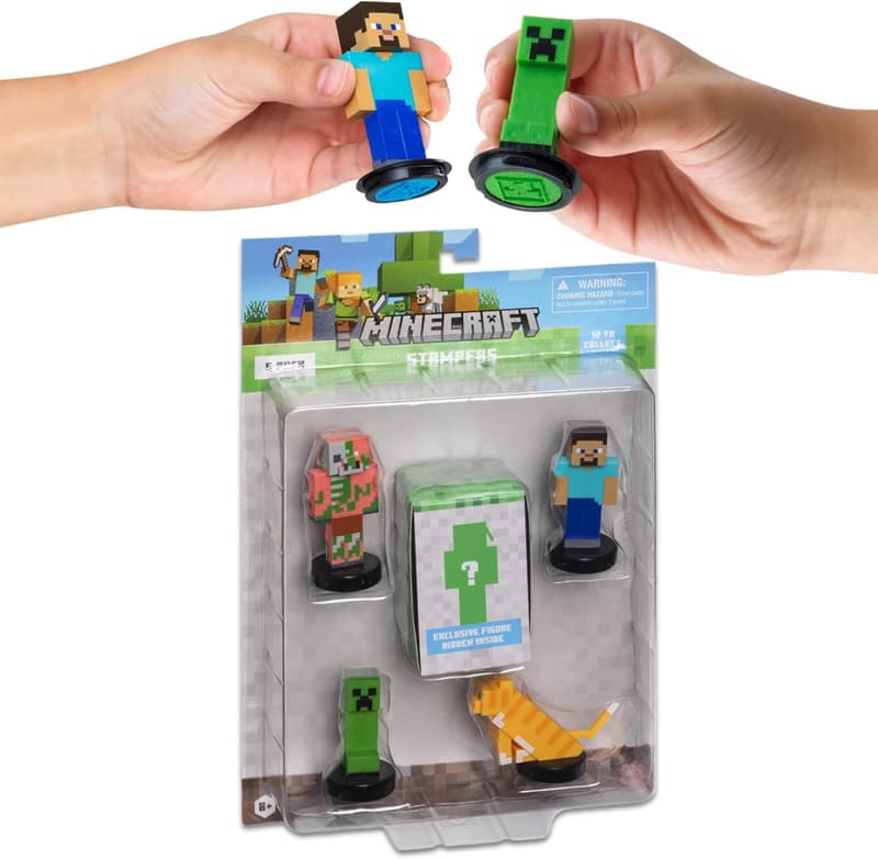 Mine Craft Deluxe Self-Inking Stampers - 5 Pack Collector Set