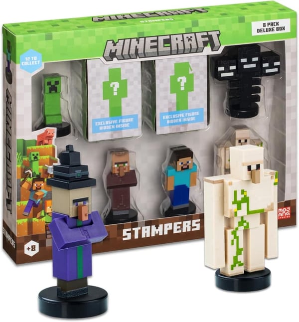 Minecraft Self-Inking Stampers - 8 Pack Collector Set