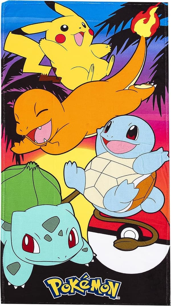 Pikachu & Friends Beach Towel – Soft & Absorbent 30