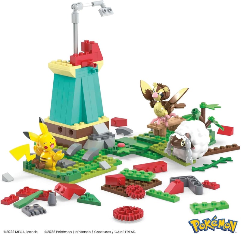 Pokémon Building Toy Set: Countryside Windmill with 240 Pieces