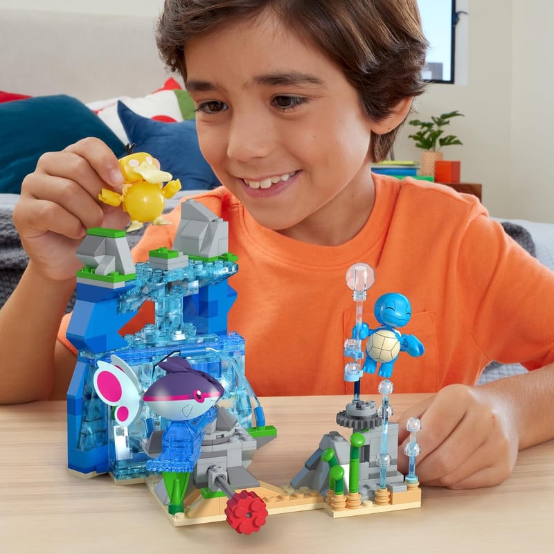 Pokémon Building Toys Set: Aquatic Adventure with 319 Pieces