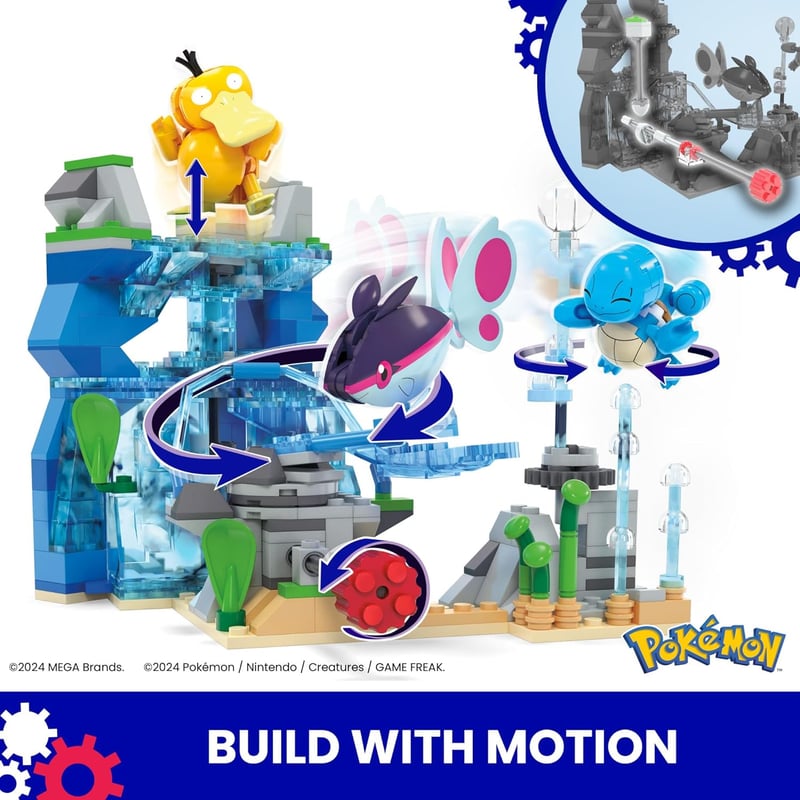Pokémon Building Toys Set: Aquatic Adventure with 319 Pieces