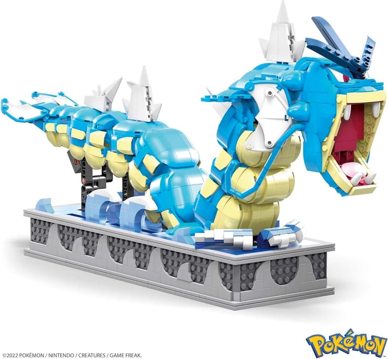 Pokémon Gyarados Building Set - 2186 Moving Pieces