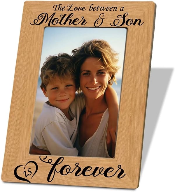 Mother's Day Photo Frame - Wooden 4x6 Inches for Mom