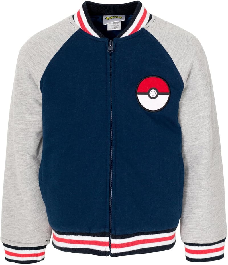 Kids' Pokemon Varsity Bomber Jacket, Sizes 4-20