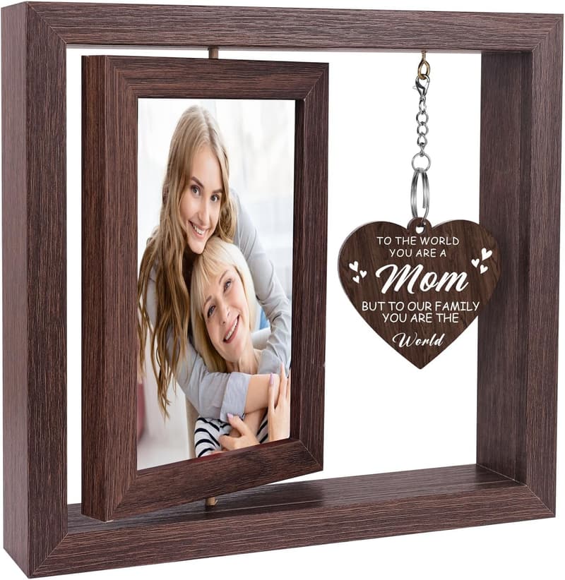 Mother's Day Picture Frame for Two 4x6 Photos, Gift for Mom