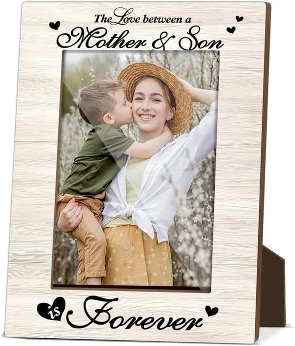 Mother & Son Forever Wood Photo Frame - Mother's Day Gift