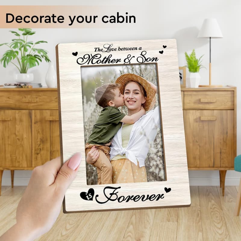 Mother & Son Forever Wood Photo Frame - Mother's Day Gift