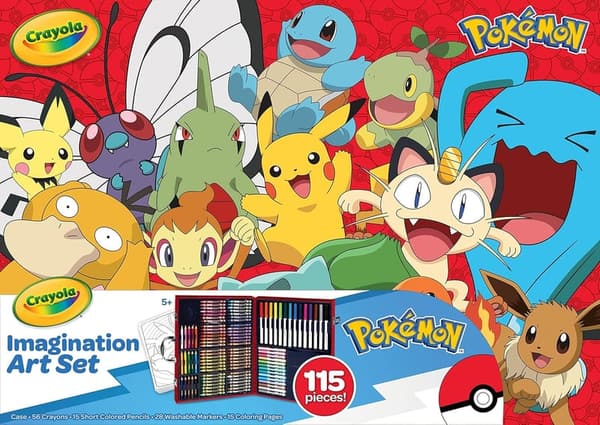 Pokémon Imagination Art Set for Kids (115pcs)