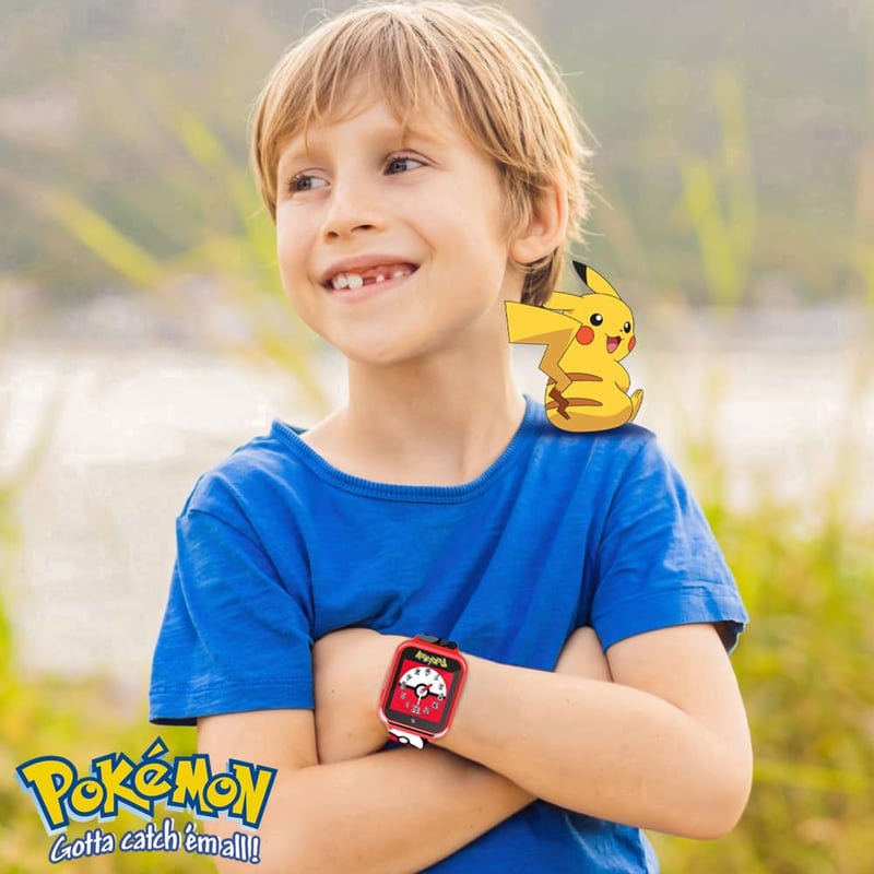 Kids' Pokémon Pokeball Smart Watch with Camera - Red