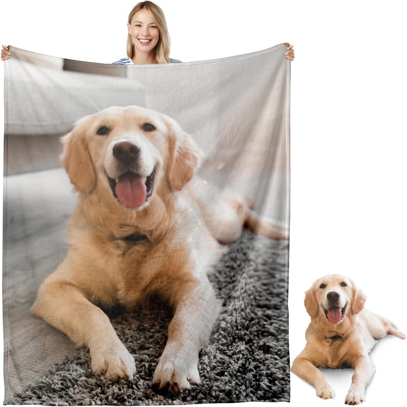 Personalized Photo Blanket for Pet Lovers - Ideal Gift for Any Occasion