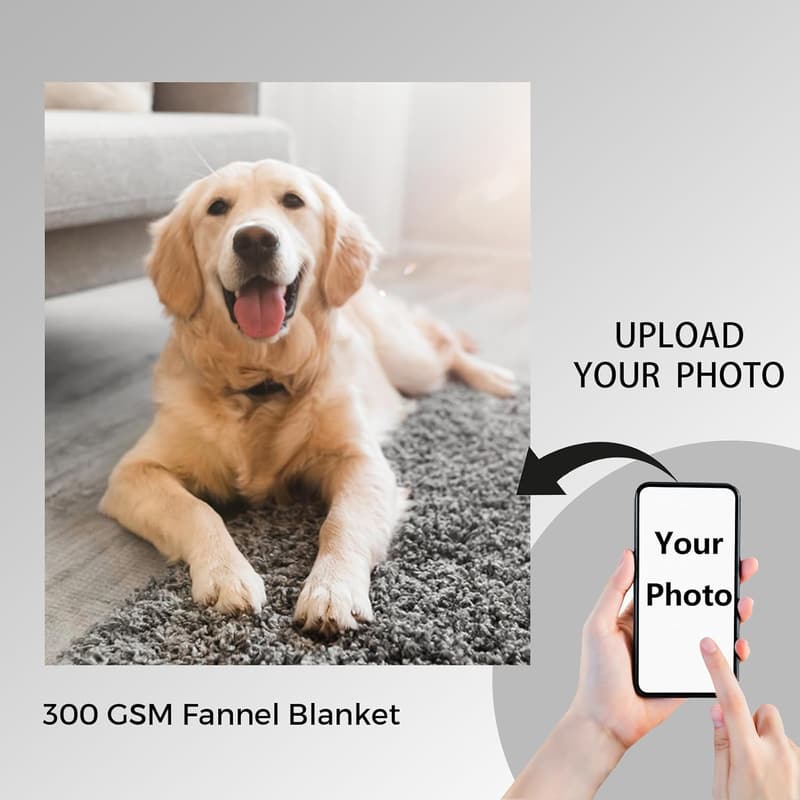 Personalized Photo Blanket for Pet Lovers - Ideal Gift for Any Occasion