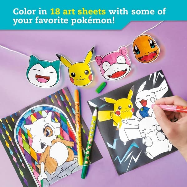 Pokémon Stained Glass Art Craft Kit for Creative Fun
