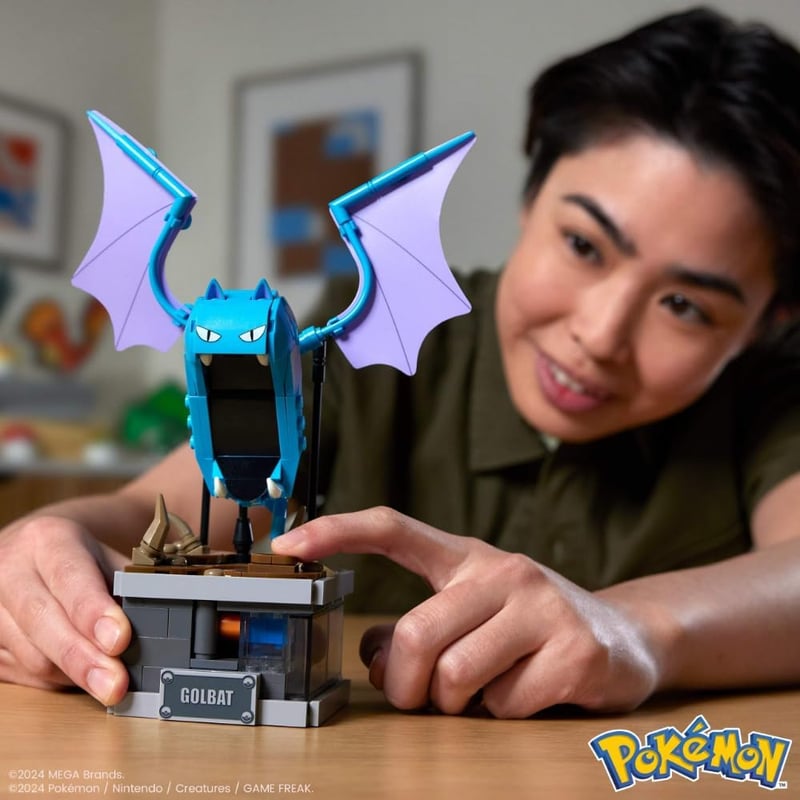 Pokémon Building Toys Set - Mini Golbat, 313 Pieces, 5