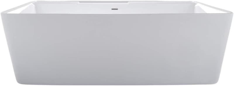 Modern White Freestanding Soaking Bathtub - 71