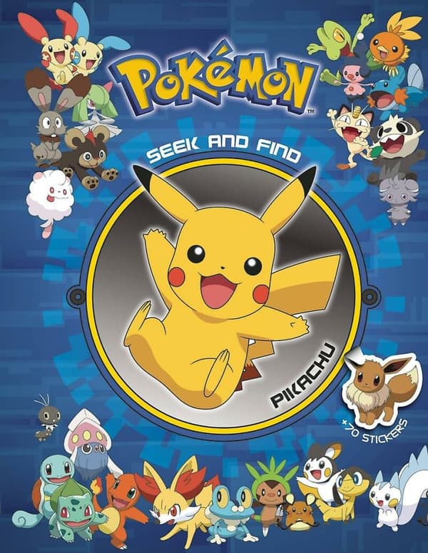 Pikachu Seek and Find Activity Book