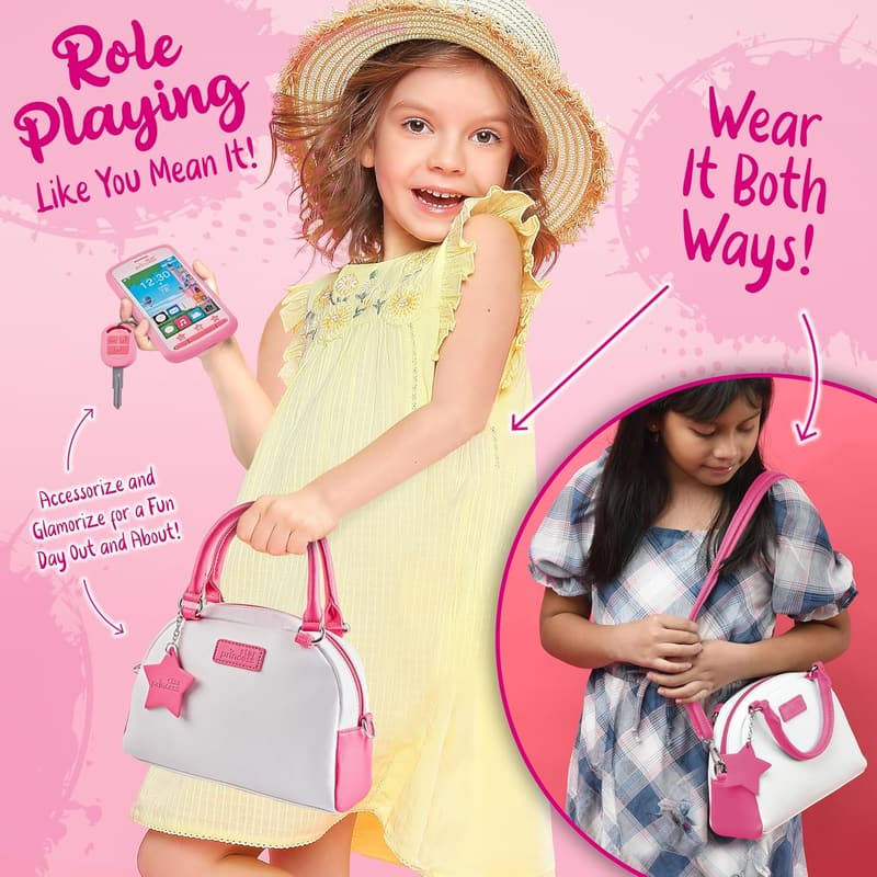 Play Purse with Accessories for Girls Ages 3+