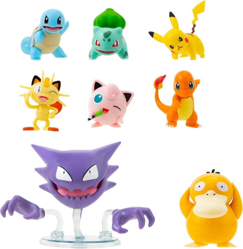 Pokemon Battle Figures Set - 8-Pack with 2