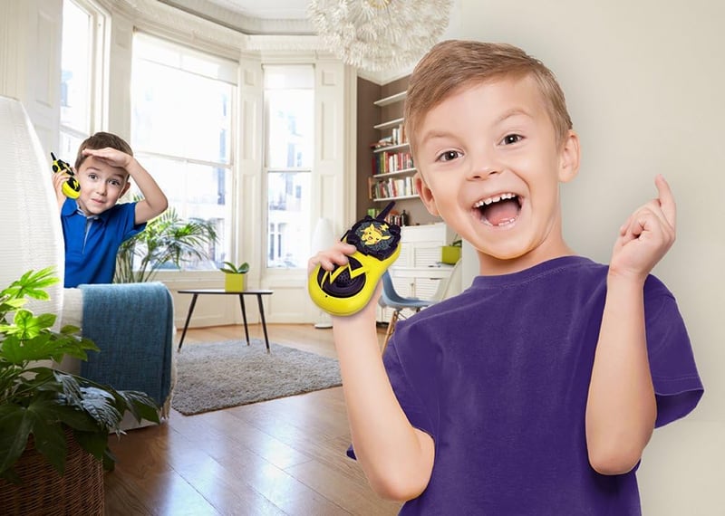 Pikachu Walkie Talkies for Kids - Long Range, Easy to Use