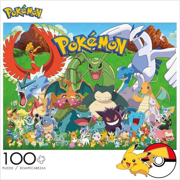 Pokemon Fan Favorites 100-Piece Family Jigsaw Puzzle