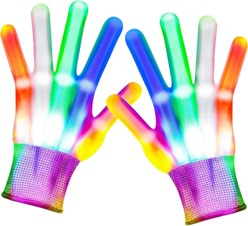 LED Flashing Gloves for Kids Age 3-7 – Cool Birthday & Holiday Gift