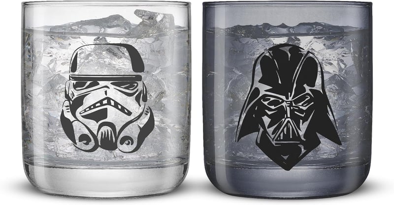 Star Wars Dark Side Glass Tumbler Set - 10oz, 2 Cups