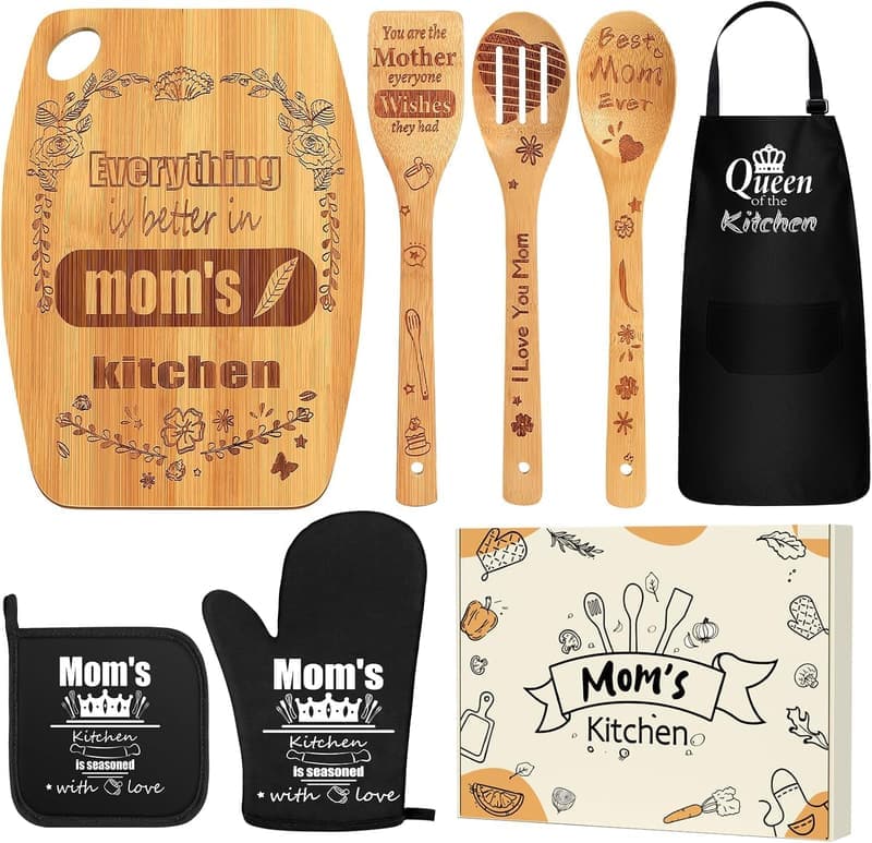 Engraved Cutting Board Set for Mom - Mother's Day Gift