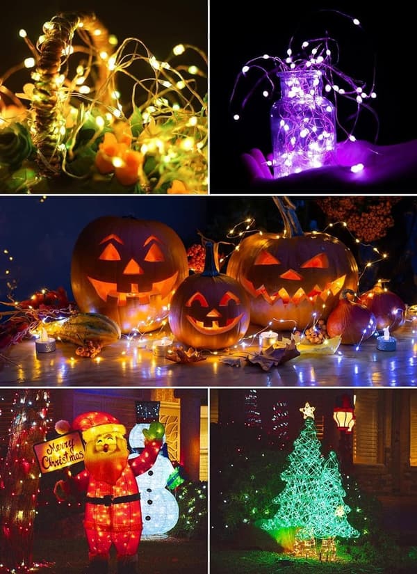 33 ft Color Changing Fairy String Lights - 100 LED with Remote