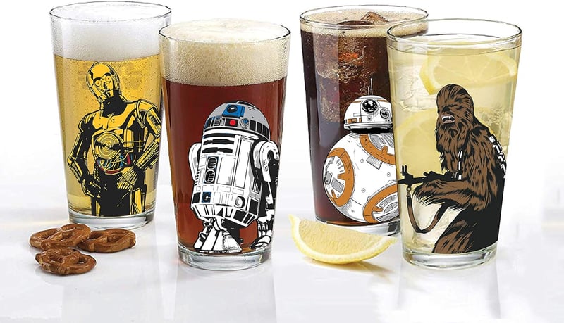 Star Wars Classic Pint Glass Set - 16 oz, Set of 4