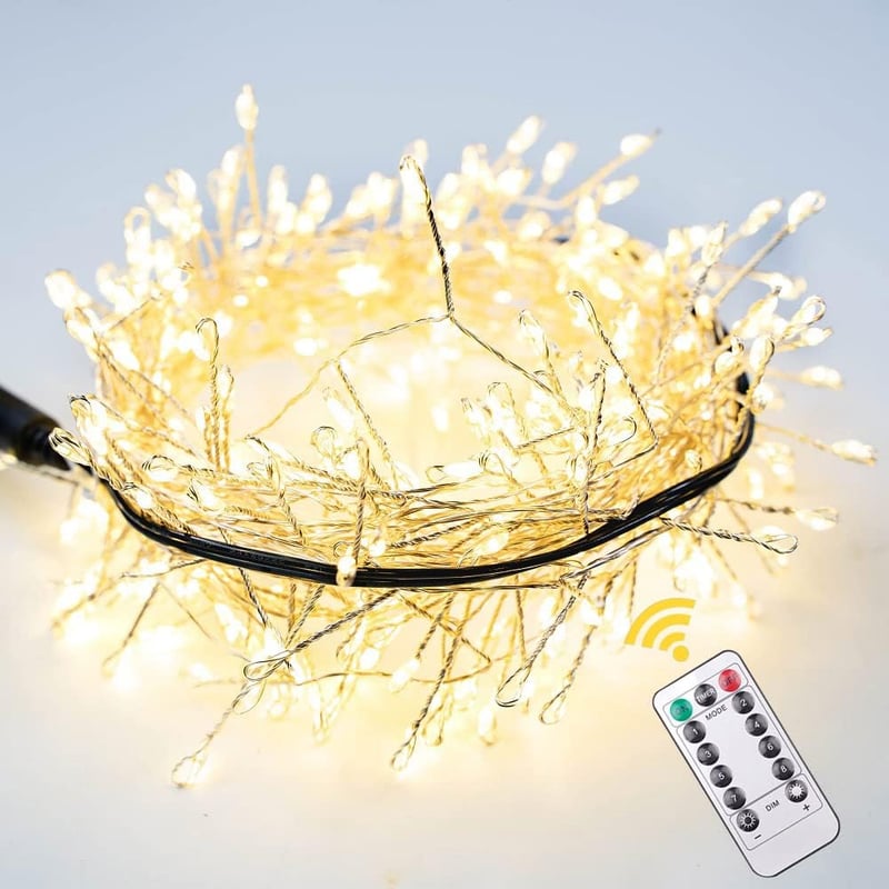 Warm White 20FT LED Fairy String Lights with Remote