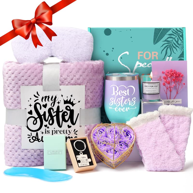 Unique Gift Basket for Sister - Mother's Day & Anniversaire