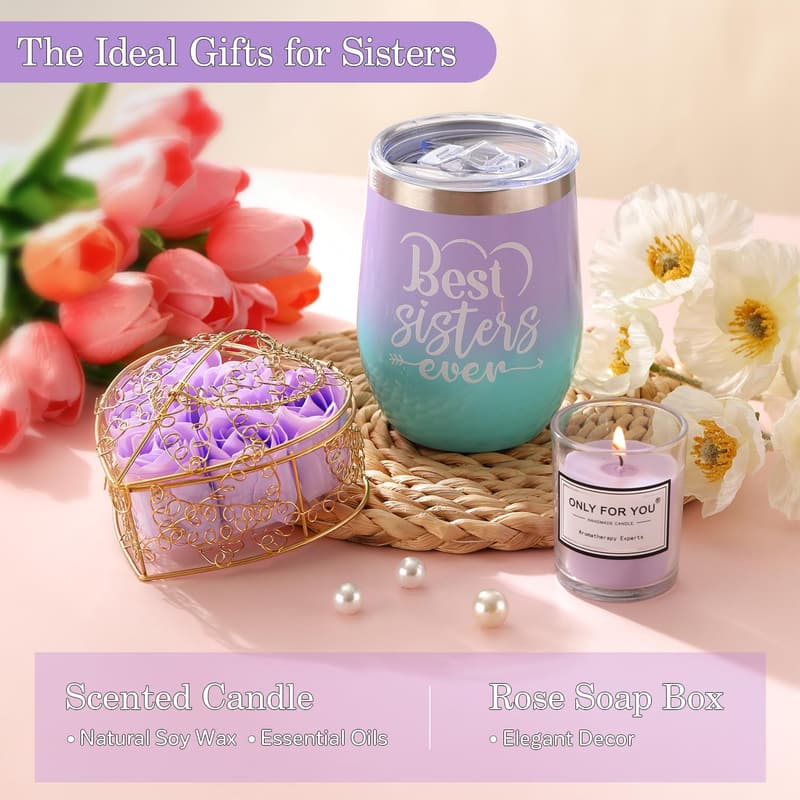 Unique Gift Basket for Sister - Mother's Day & Anniversaire