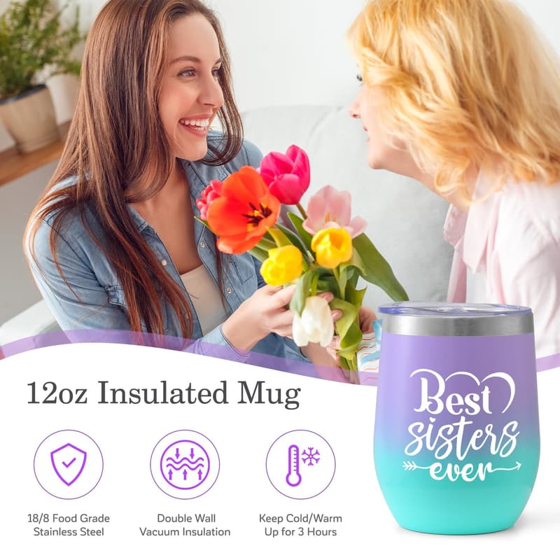 Unique Gift Basket for Sister - Mother's Day & Anniversaire