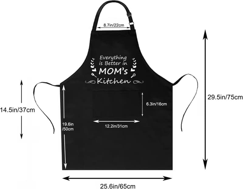 Cute Apron Gift for Mom - Mother's Day Birthday Presents