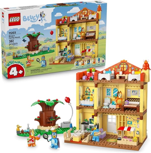 Bluey’s Family House Playset - LEGO Toddler Toy for Ages 4+