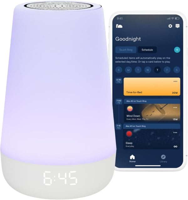 2nd Gen Baby Sound Machine & Night Light for Sleep Routine