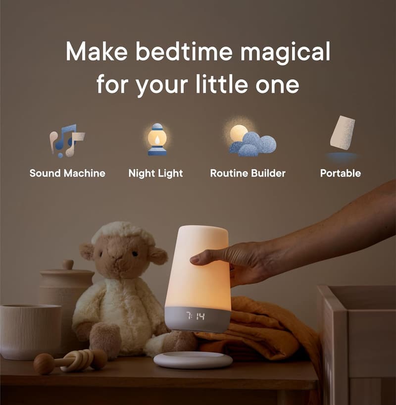 Portable Baby Sound Machine & Night Light for Kids